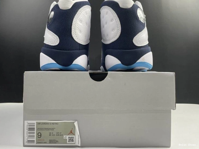 Bmlin 13 Air Jordan Blue 414571-144 Dark Powder 0825